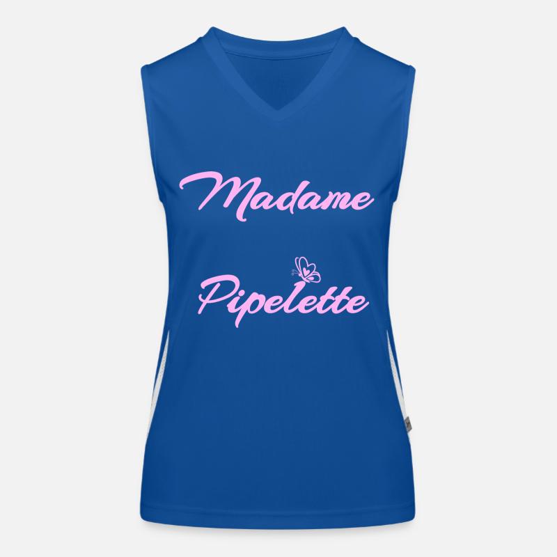 Pipelette Débardeur respirant contrasté Femme