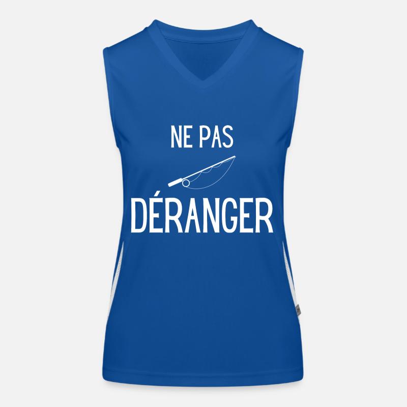 Ne pas déranger - design humour Débardeur respirant contrasté Femme