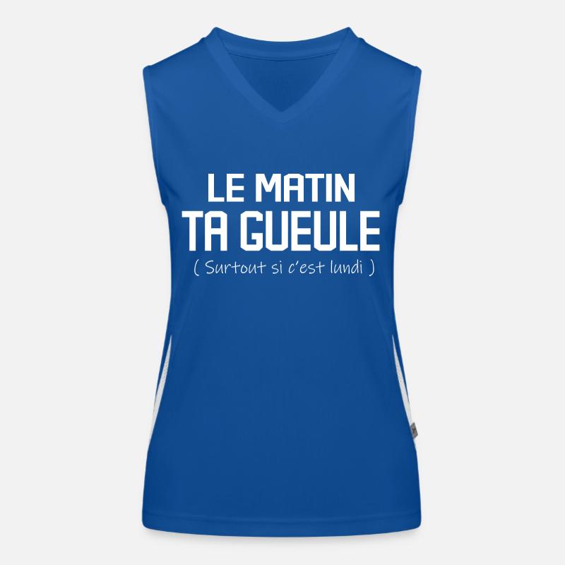 Le Matin Ta Gueule Débardeur respirant contrasté Femme