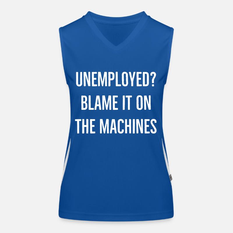 arbeitslos Funktionelles Kontrast-Tank Top für Frauen