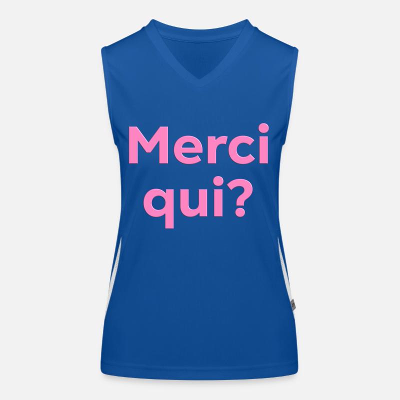 Merci qui Débardeur respirant contrasté Femme