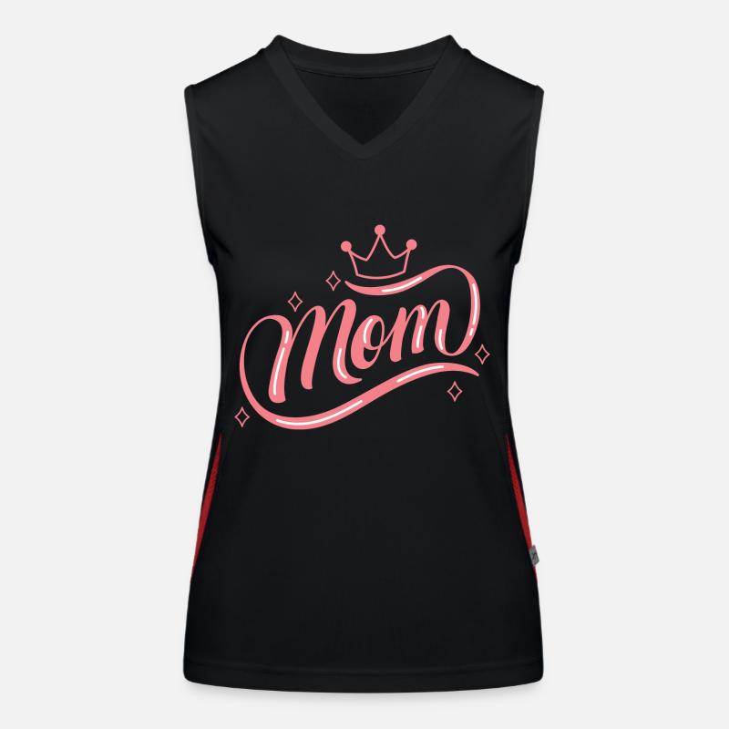 Sidback Unltd. - Queen Mom Women's Functional Contrast Tank Top