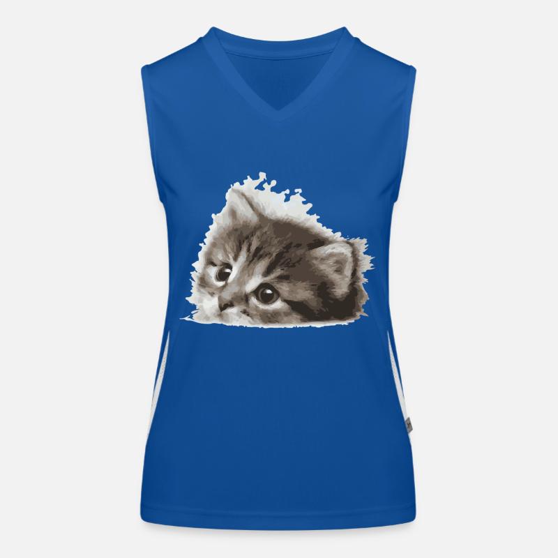 Bébé chat Débardeur respirant contrasté Femme