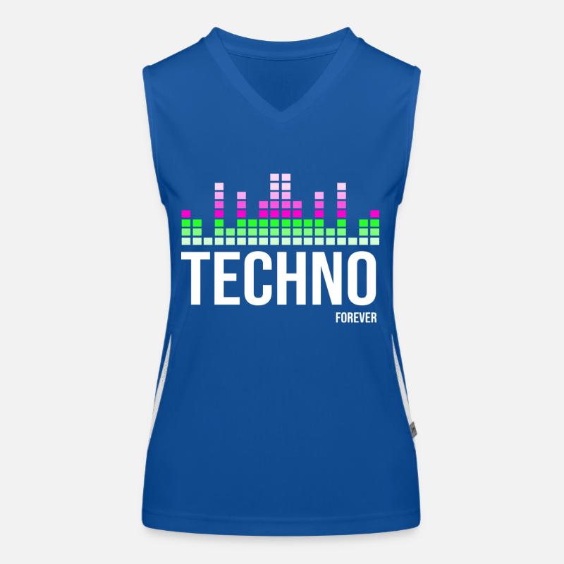 Techno Débardeur respirant contrasté Femme