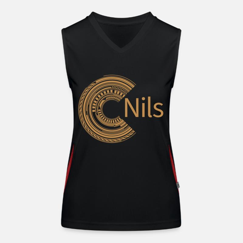 Für Nils Funktionelles Kontrast-Tank Top für Frauen