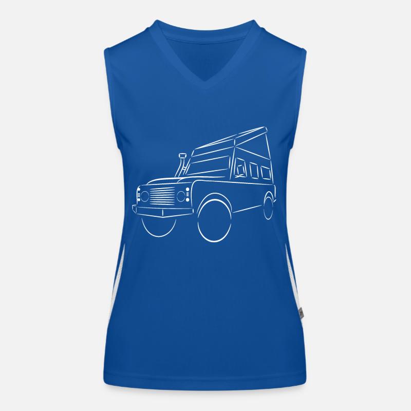 Defender with elevating roof Women's Functional Contrast Tank Top
