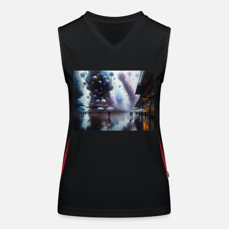 Reise in Actarus #13 Funktionelles Kontrast-Tank Top für Frauen