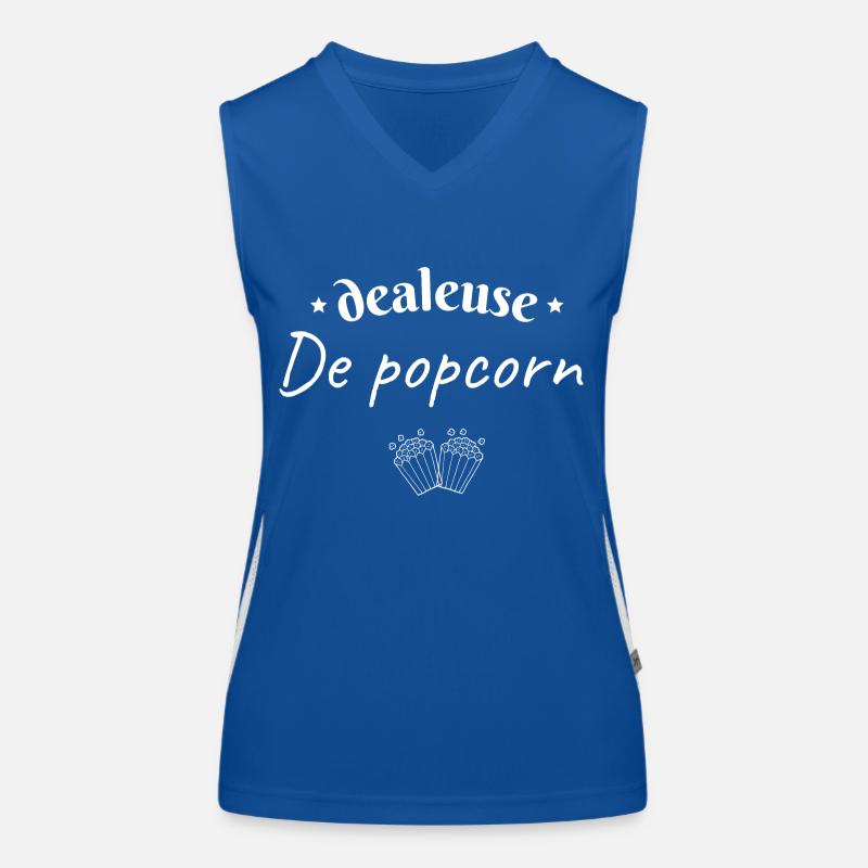 Dealeuse de popcorn Débardeur respirant contrasté Femme