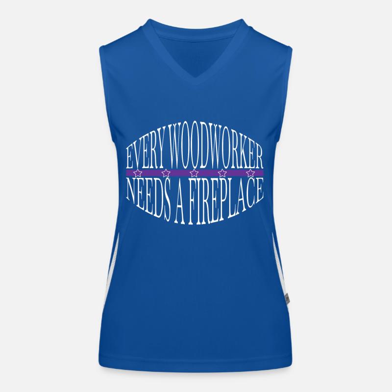mason tools present carpenter joke lumber Funktionelles Kontrast-Tank Top für Frauen