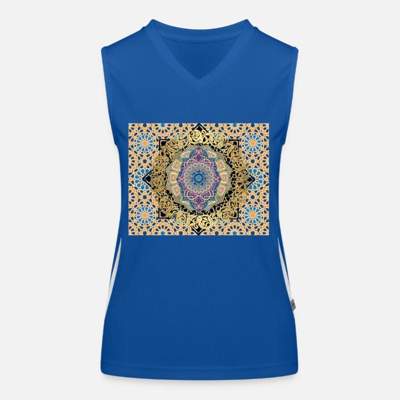 The moroccan chakra Original Funktionelles Kontrast-Tank Top für Frauen