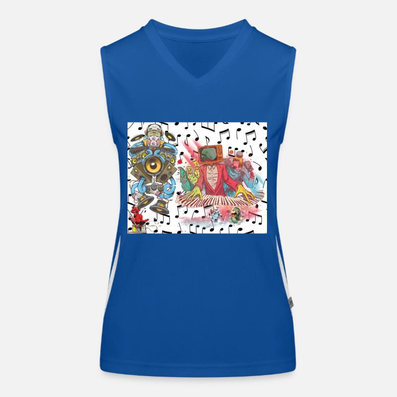 2 Original Funktionelles Kontrast-Tank Top für Frauen