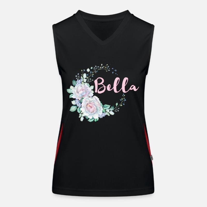 Pour Bella Débardeur respirant contrasté Femme