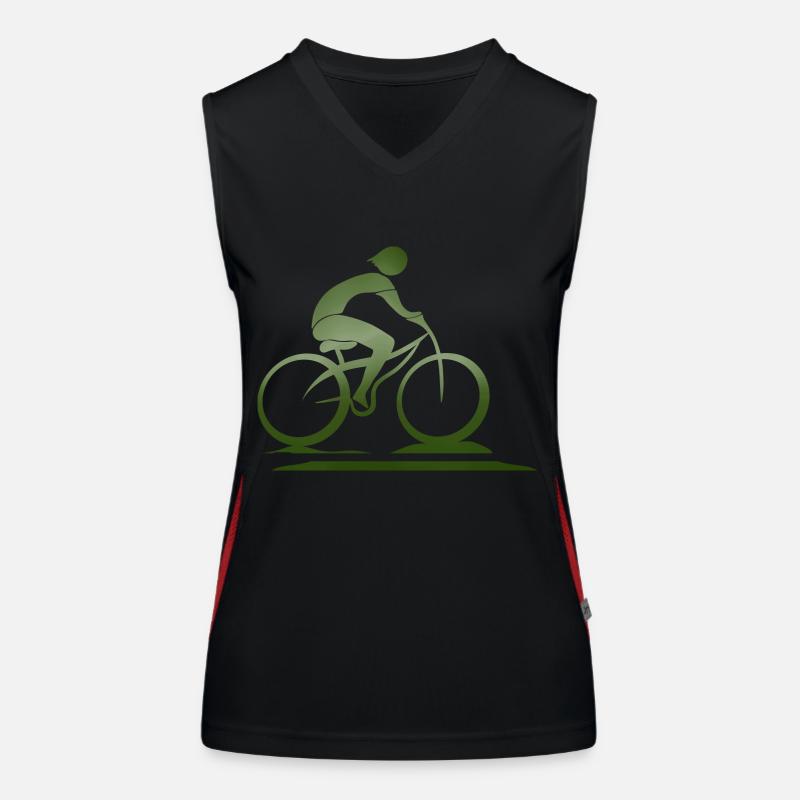 Cycliste Débardeur respirant contrasté Femme