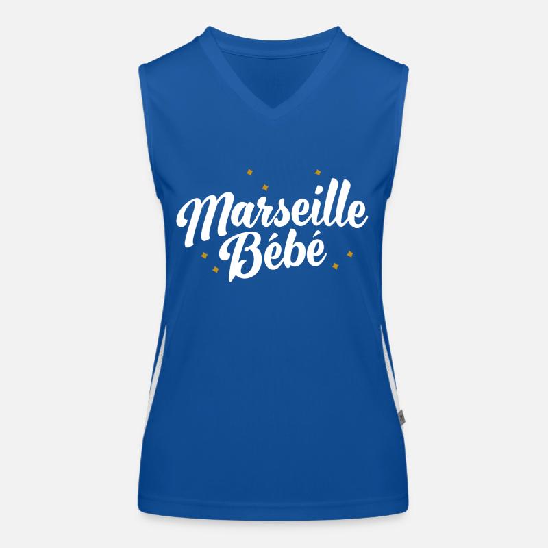 Marseille bébé Débardeur respirant contrasté Femme
