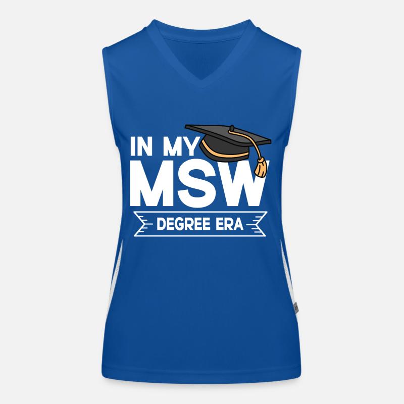 Master of Social Work Studies Women's Functional Contrast Tank Top