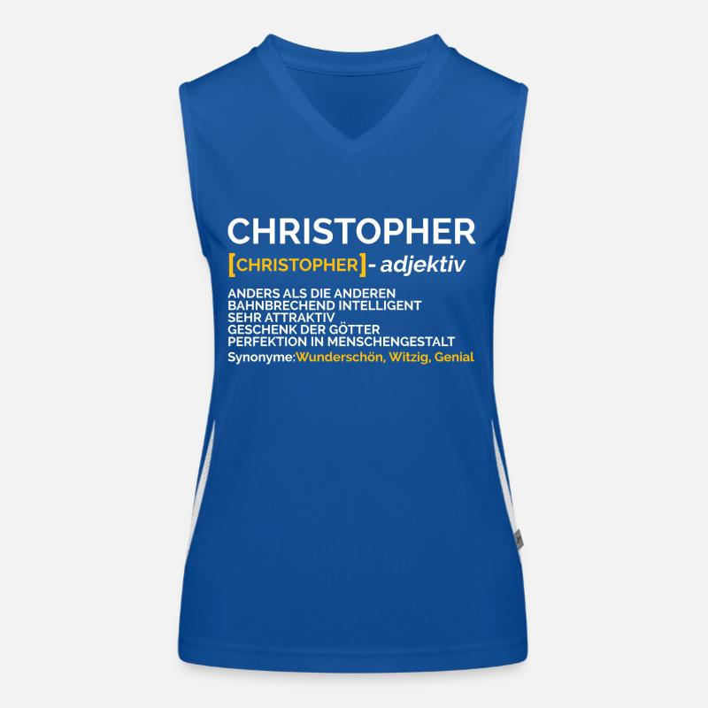 Christopher Funktionelles Kontrast-Tank Top für Frauen