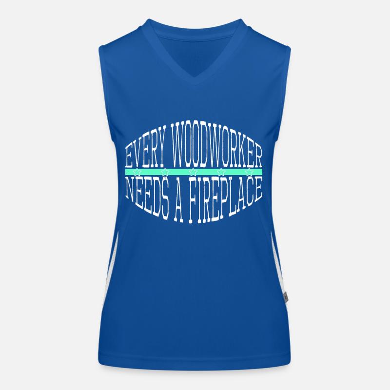 Tronçonneuse Grappin Amériques Tronçonneuse Génial Menuisier Débardeur respirant contrasté Femme