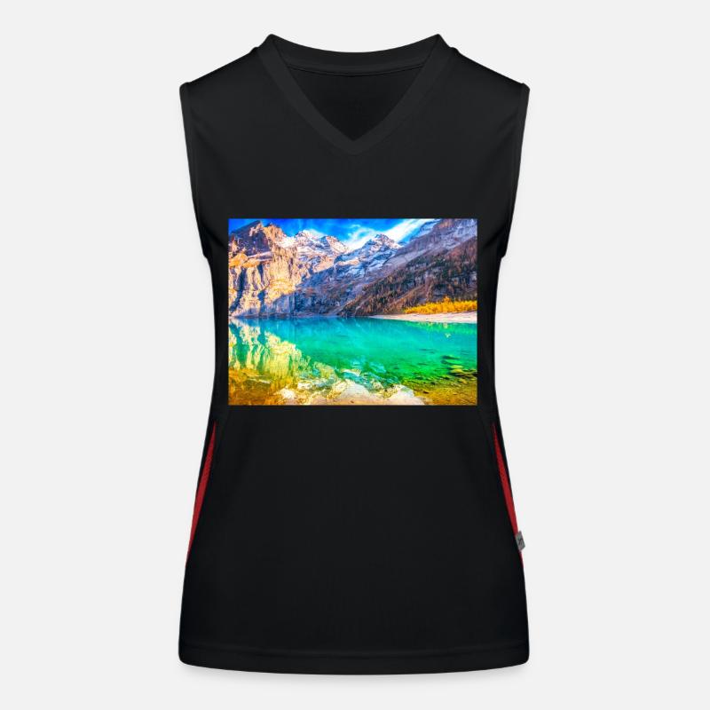 ALPINE PARADISE Women's Functional Contrast Tank Top
