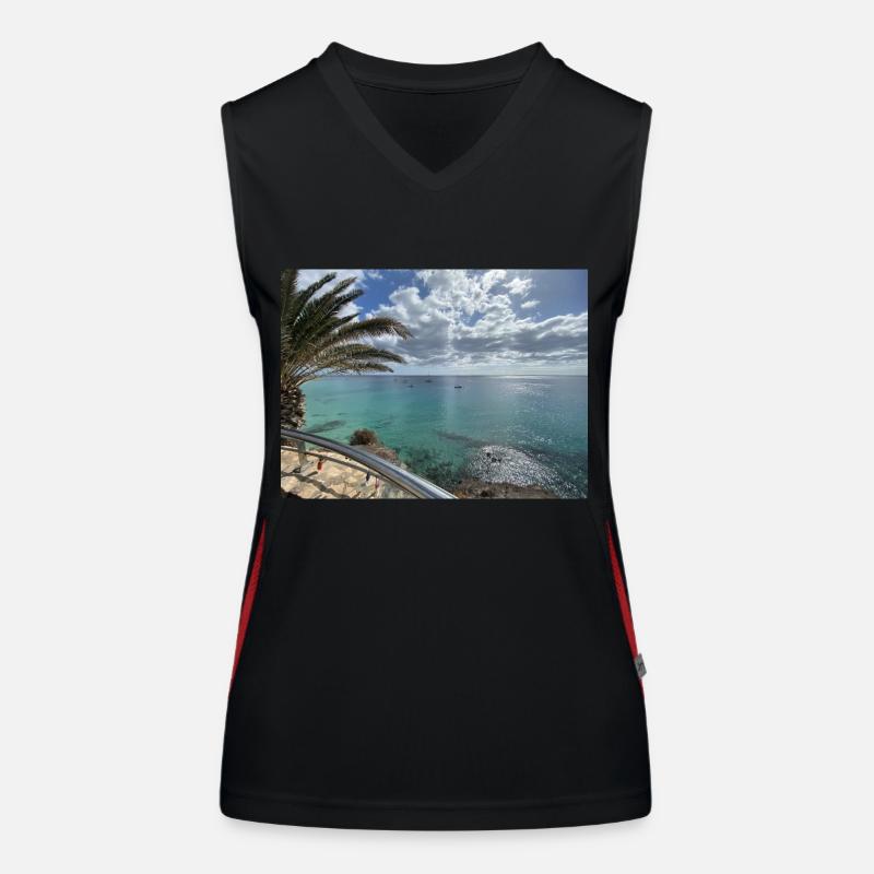 DjNunoKa Design - Perspective de succès Débardeur respirant contrasté Femme
