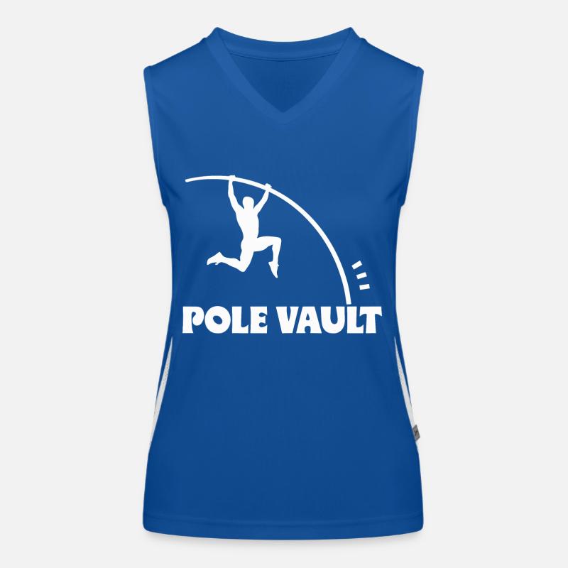 Pole Vaulter Gift Women's Functional Contrast Tank Top