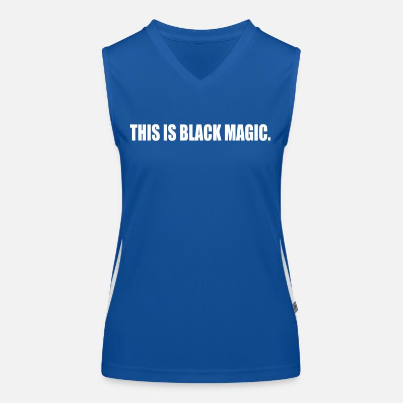 this is black magic Women's Functional Contrast Tank Top