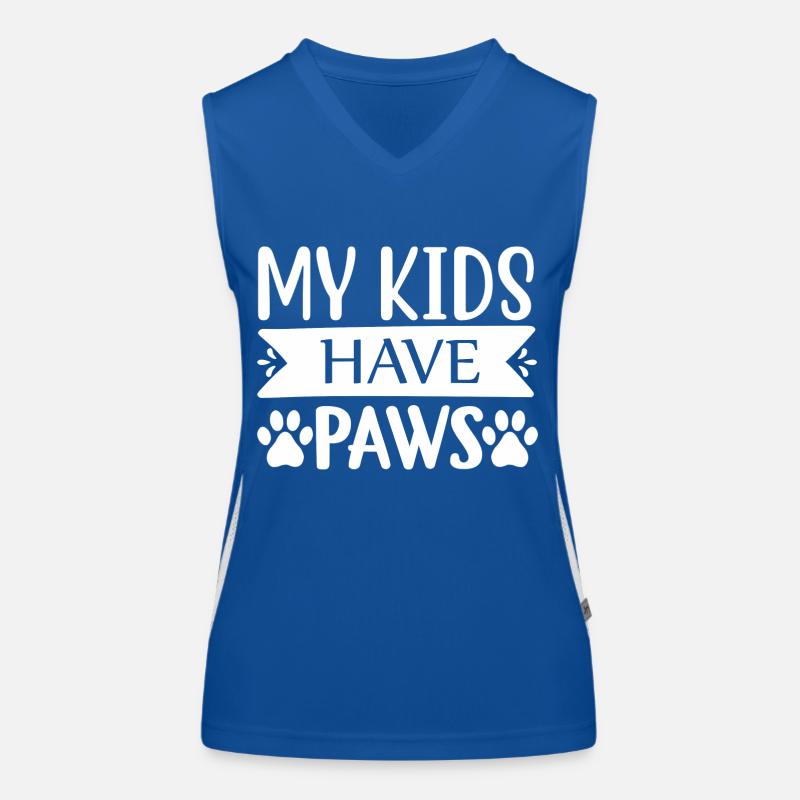MyKids have Paws Funktionelles Kontrast-Tank Top für Frauen