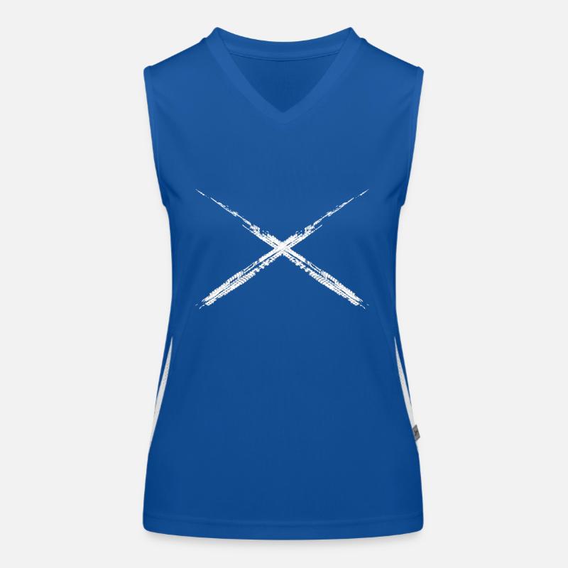 WHITE Ciclers II Women's Functional Contrast Tank Top