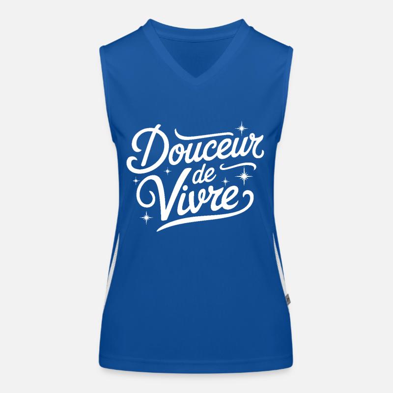 Douceur de vivre Débardeur respirant contrasté Femme