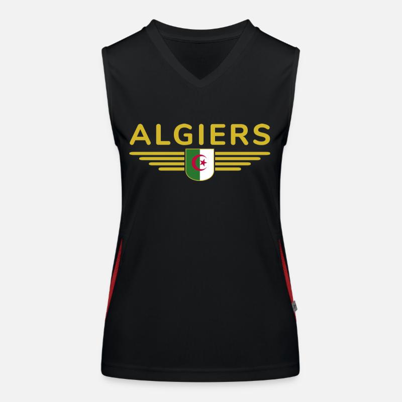 Alger Design – Capitale de l’Algérie Débardeur respirant contrasté Femme