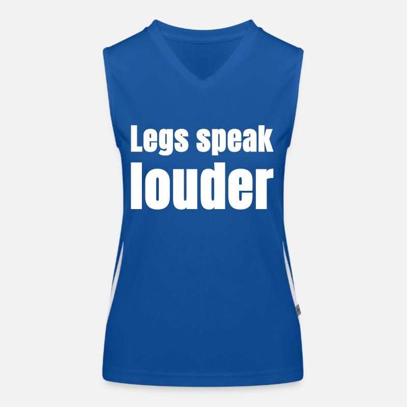 Leg speak louder Women's Functional Contrast Tank Top