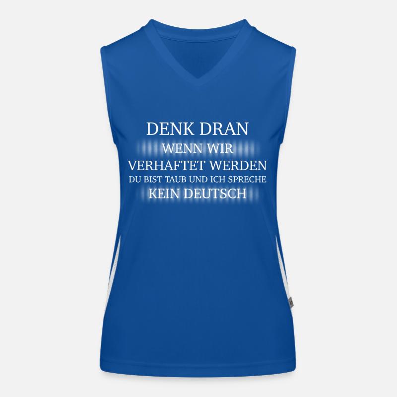 Arrested White Women's Functional Contrast Tank Top