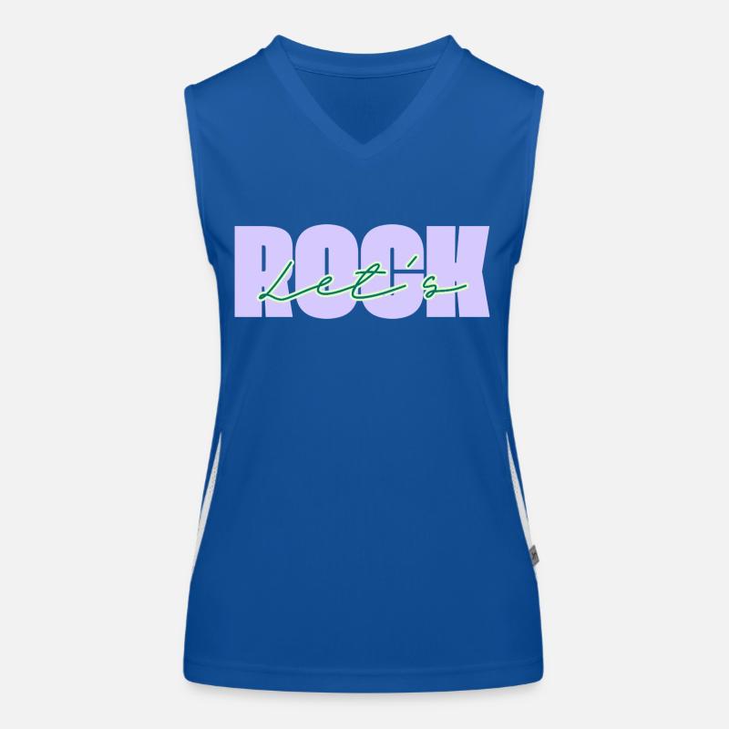 Faisons du rock Débardeur respirant contrasté Femme