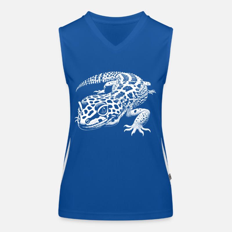 Gecko léopard Débardeur respirant contrasté Femme