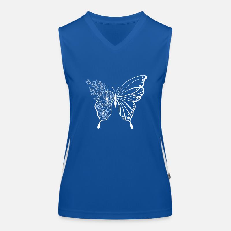 Papillon Débardeur respirant contrasté Femme