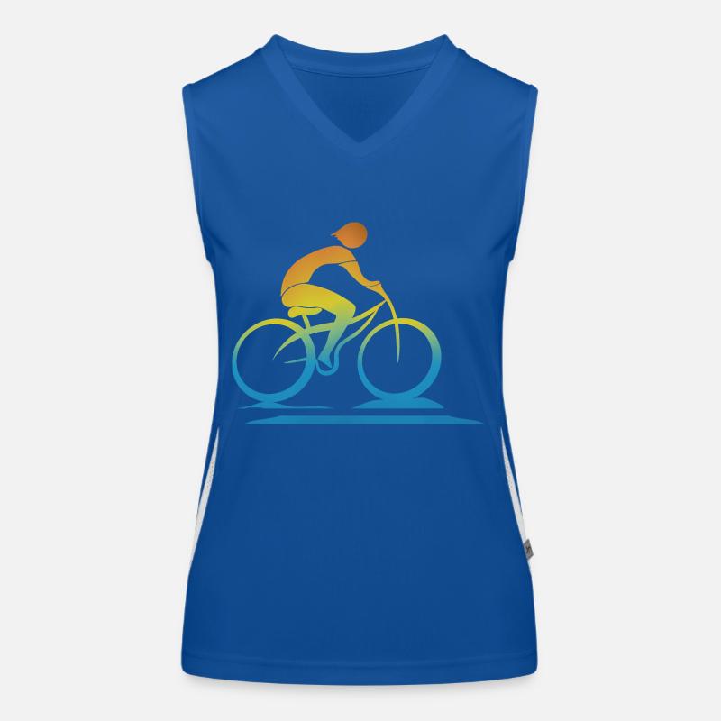 Cycliste Débardeur respirant contrasté Femme