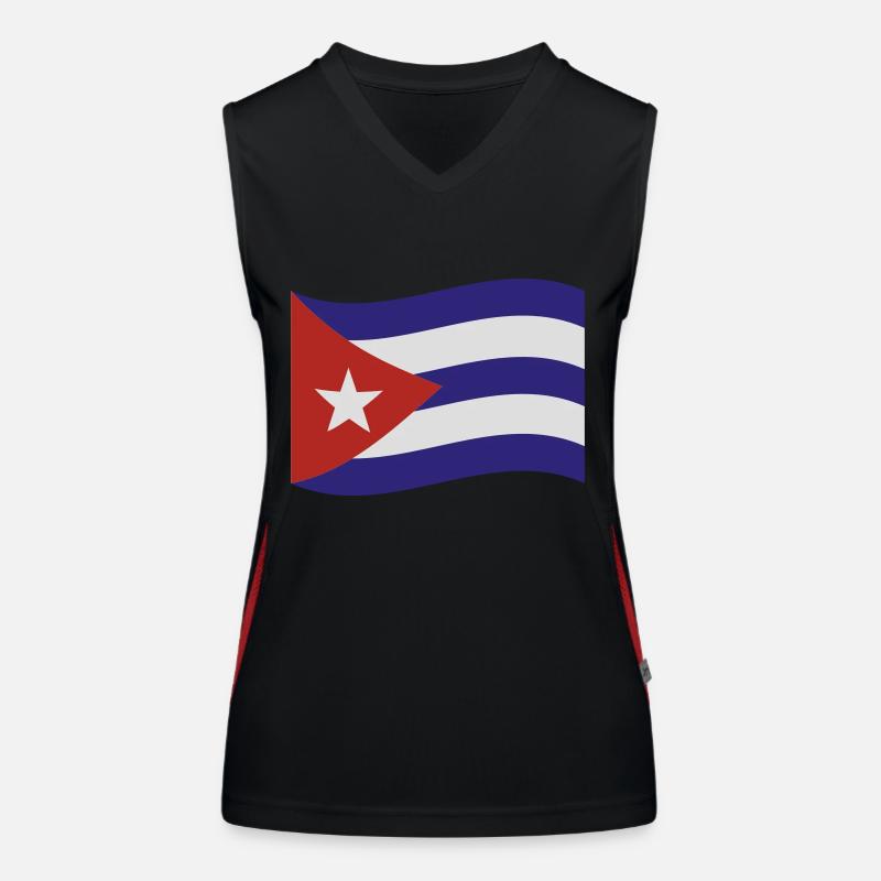 Cuba Débardeur respirant contrasté Femme