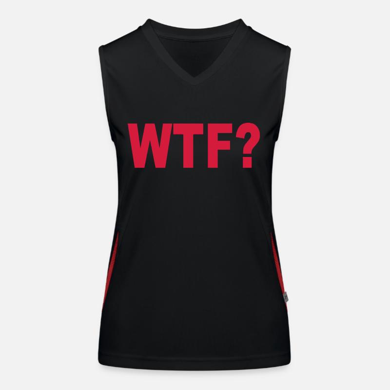 WTF? Women's Functional Contrast Tank Top