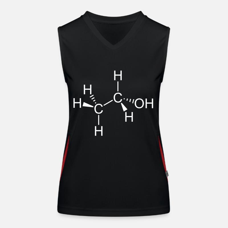 l'alcool de l'éthanol Débardeur respirant contrasté Femme
