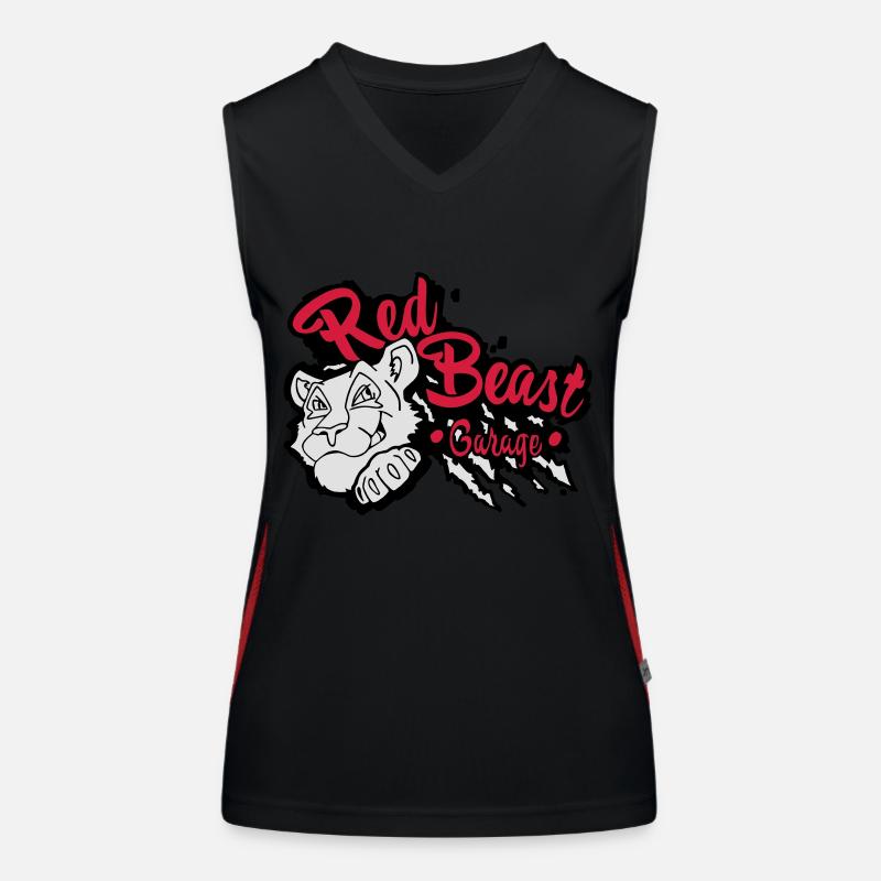 Red Beast Garage Débardeur respirant contrasté Femme