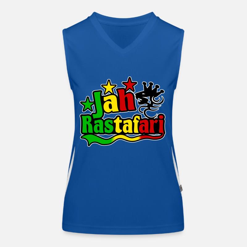jah rastafari Débardeur respirant contrasté Femme