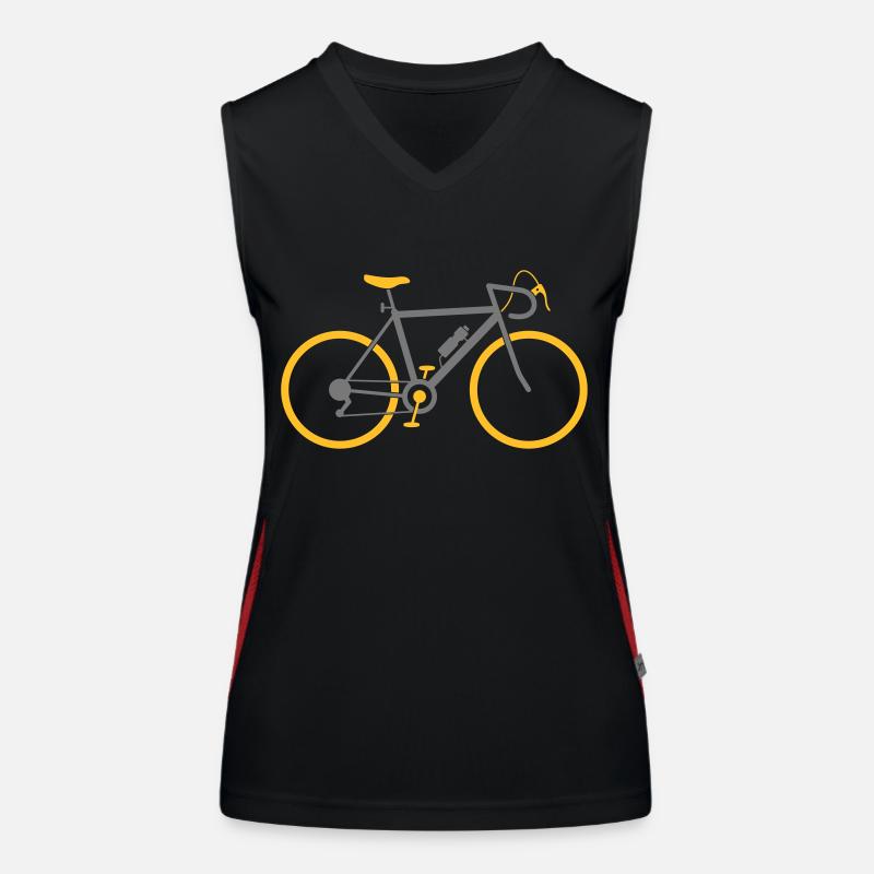 Un vélo de route rapide Débardeur respirant contrasté Femme