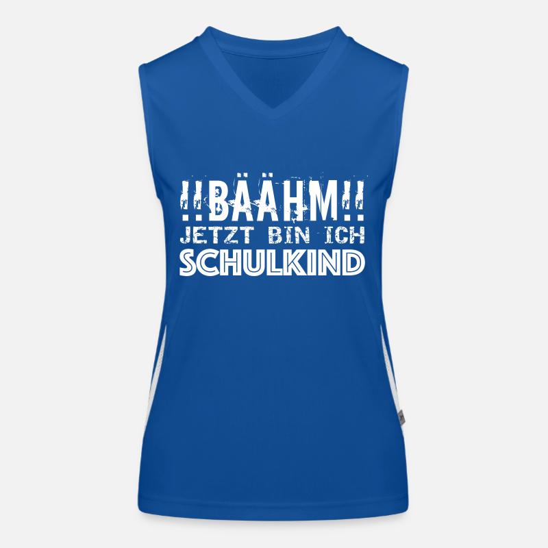 2019 Bäähm jetzt bin ich Schulkind Funktionelles Kontrast-Tank Top für Frauen