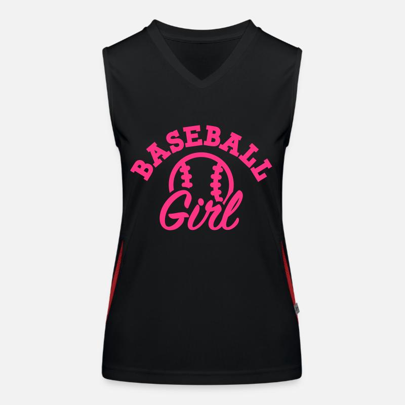 Baseball Débardeur respirant contrasté Femme