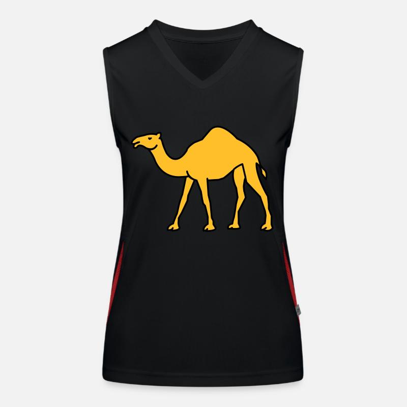 kamel_02 Funktionelles Kontrast-Tank Top für Frauen