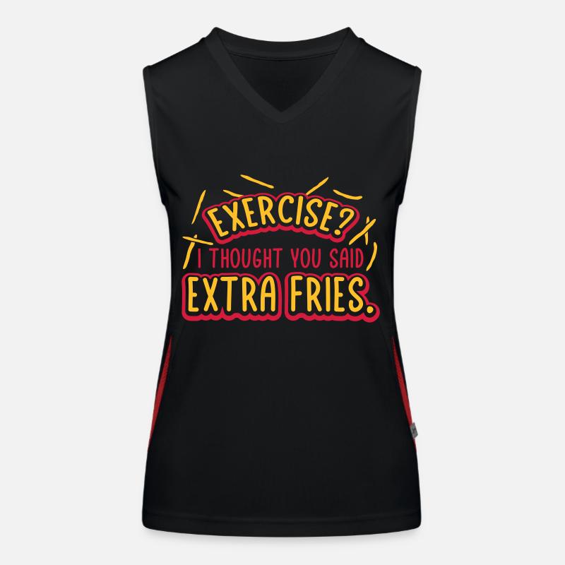 Exercice Extra Fries Citation Débardeur respirant contrasté Femme