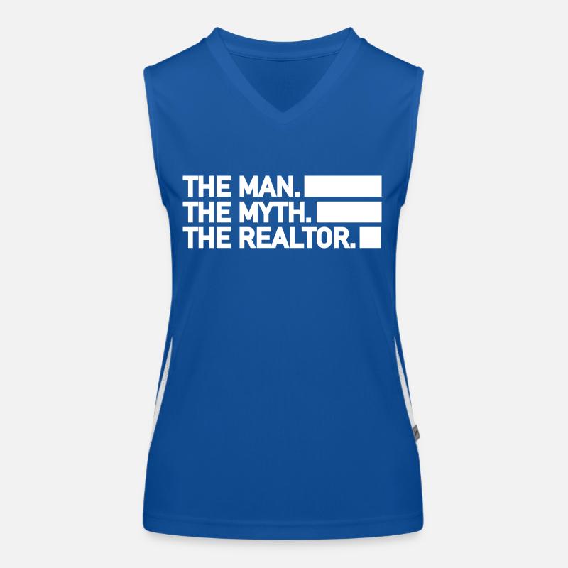 Agent immobilier Débardeur respirant contrasté Femme