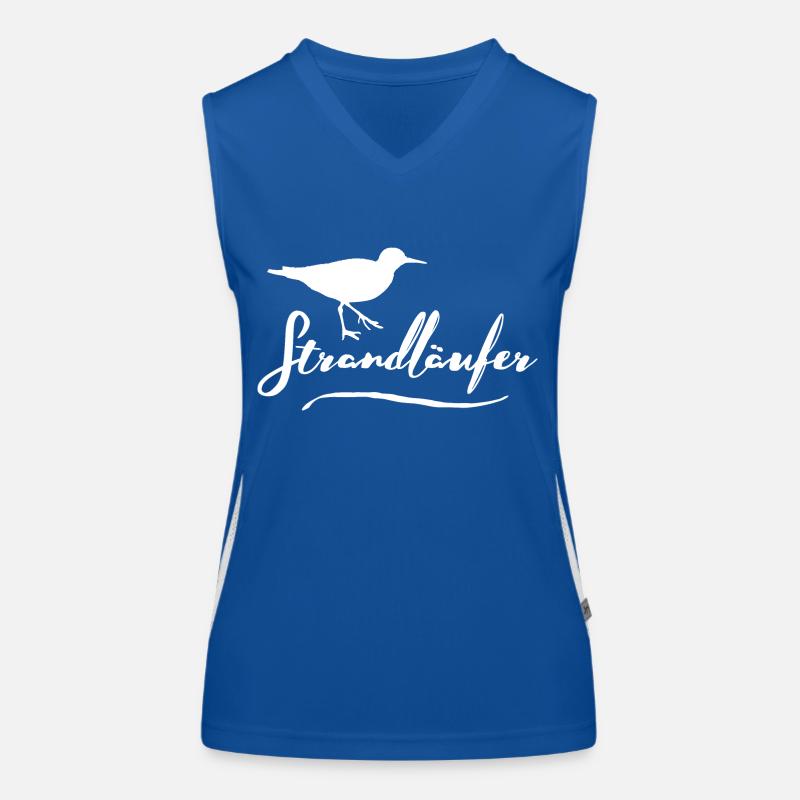 Strandläufer Funktionelles Kontrast-Tank Top für Frauen