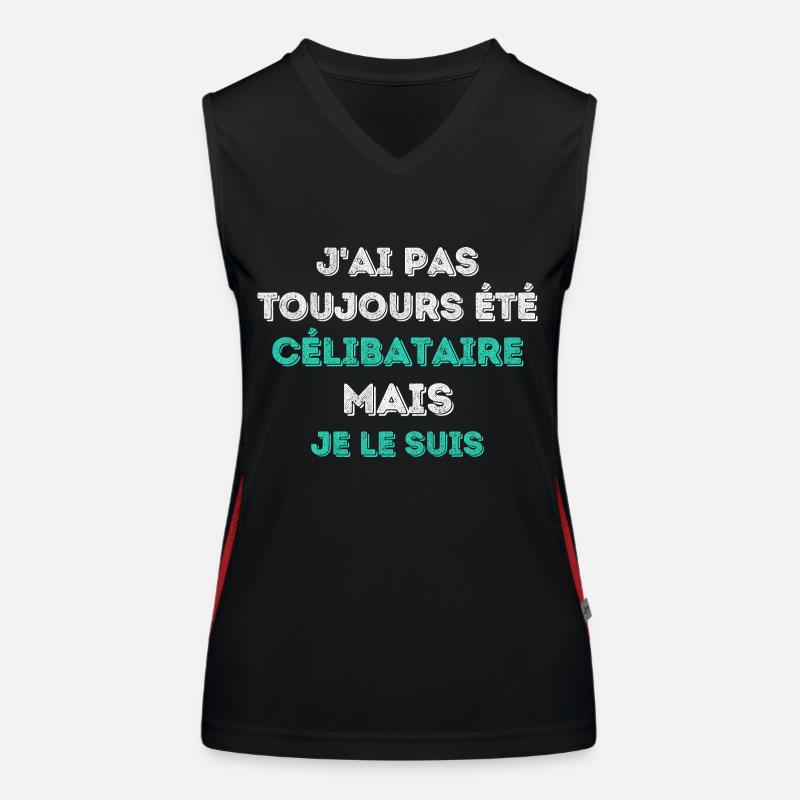 Single, I am - Showy Design Women's Functional Contrast Tank Top