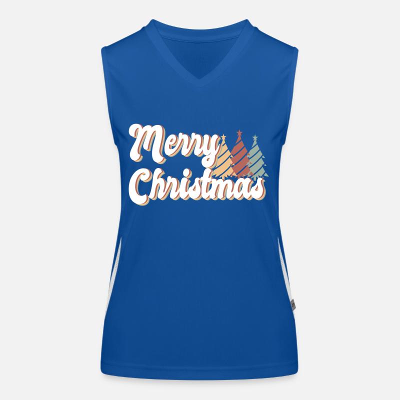 Joyeux cadeau de Noël Débardeur respirant contrasté Femme