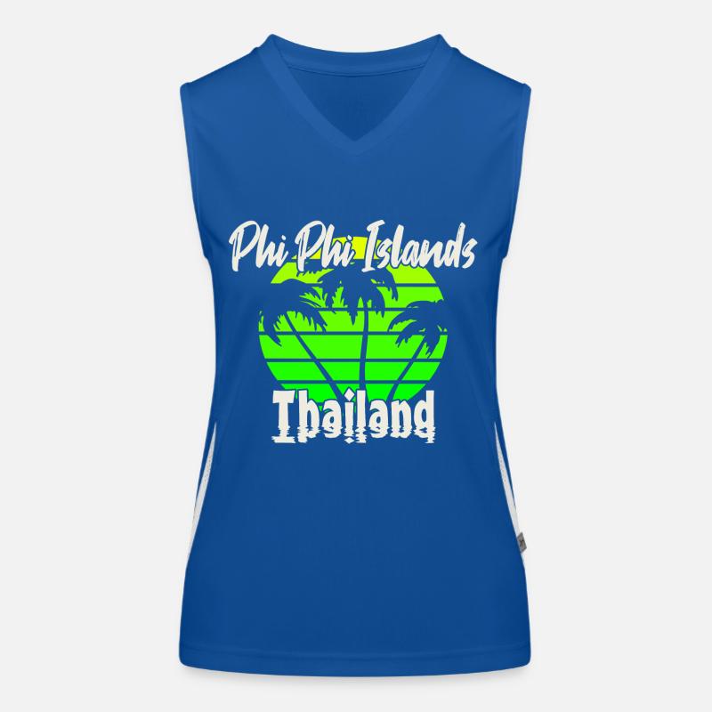 Îles Phi Phi Thaïlande Débardeur respirant contrasté Femme
